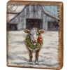 Cow Block Sign