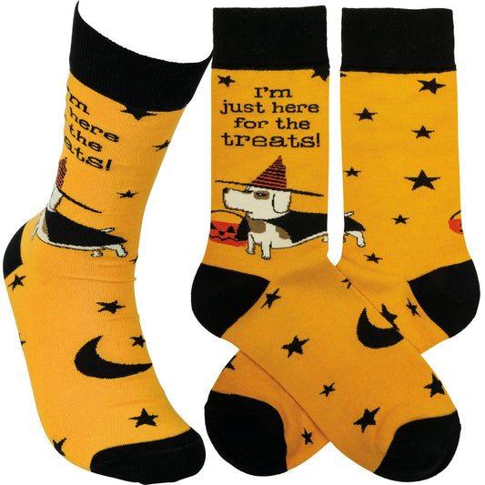 Here For The Treats Socks
