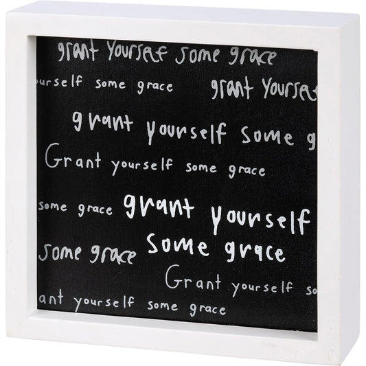 Grace Inset Block Sign