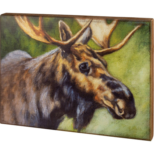 Moose Box Sign 17X22
