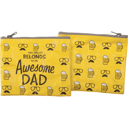 AWESOME DAD ZIPPER WALLET