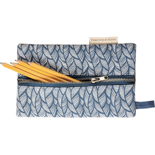 Navy Pencil Pouch