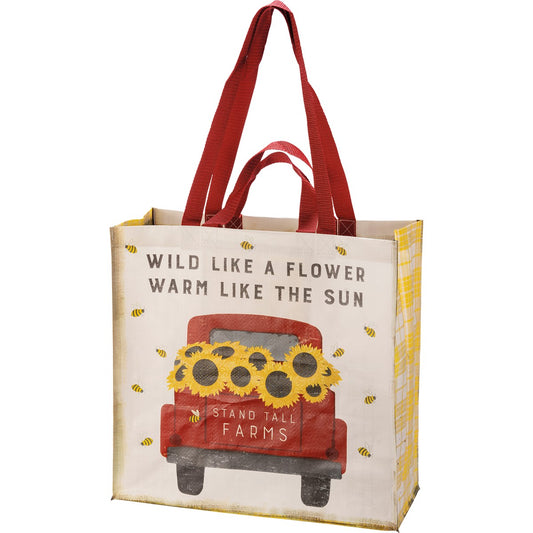 Stand Tall Sunflower Market Tote