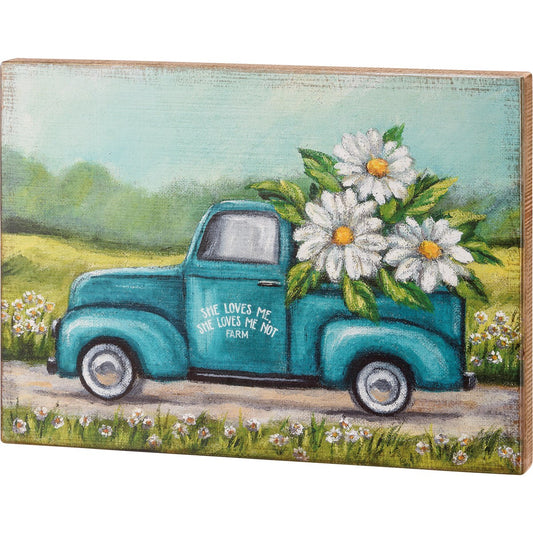 Daisies Box Sign
