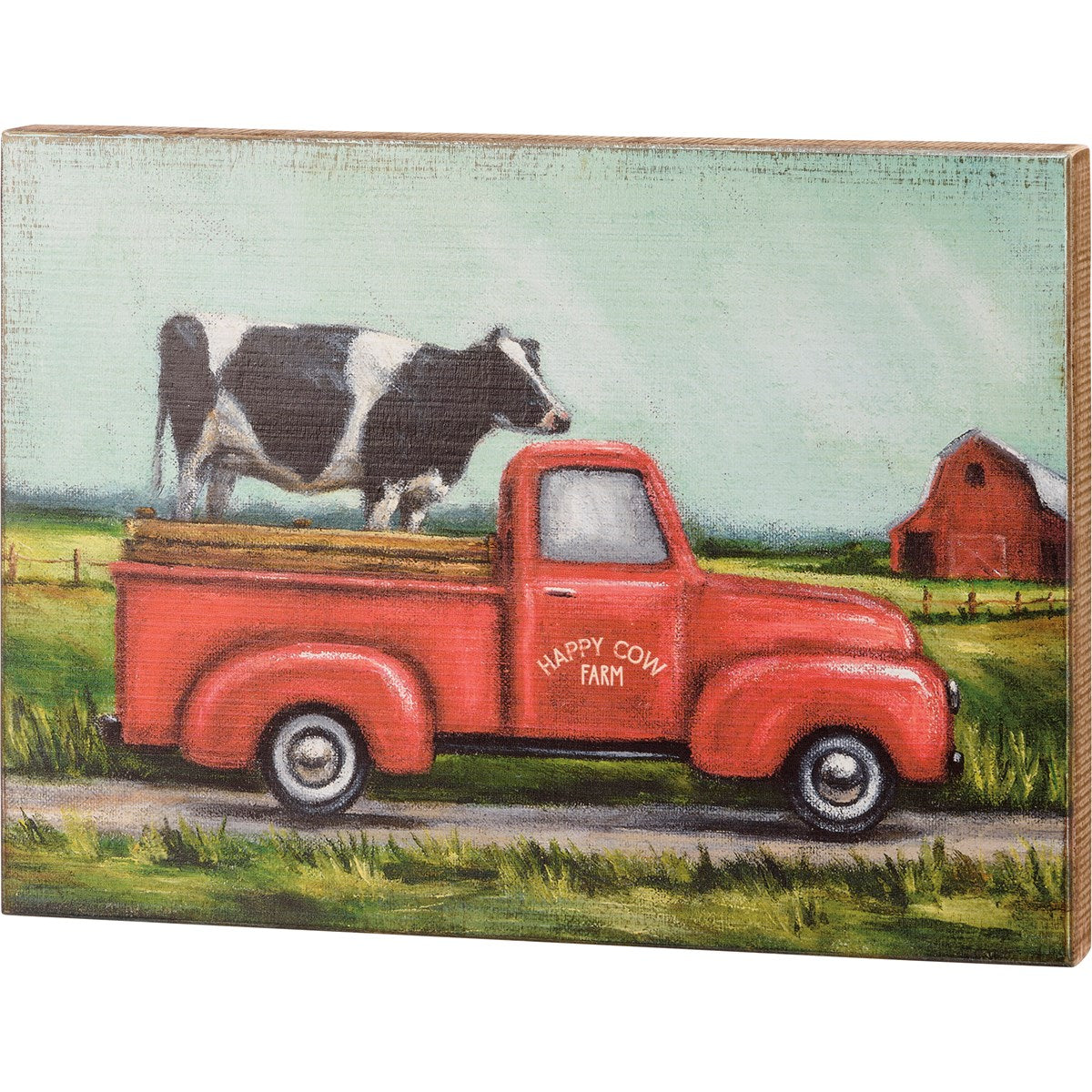COW BOX SIGN