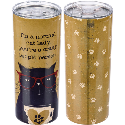 CAT LADY COFFEE TUMBLER