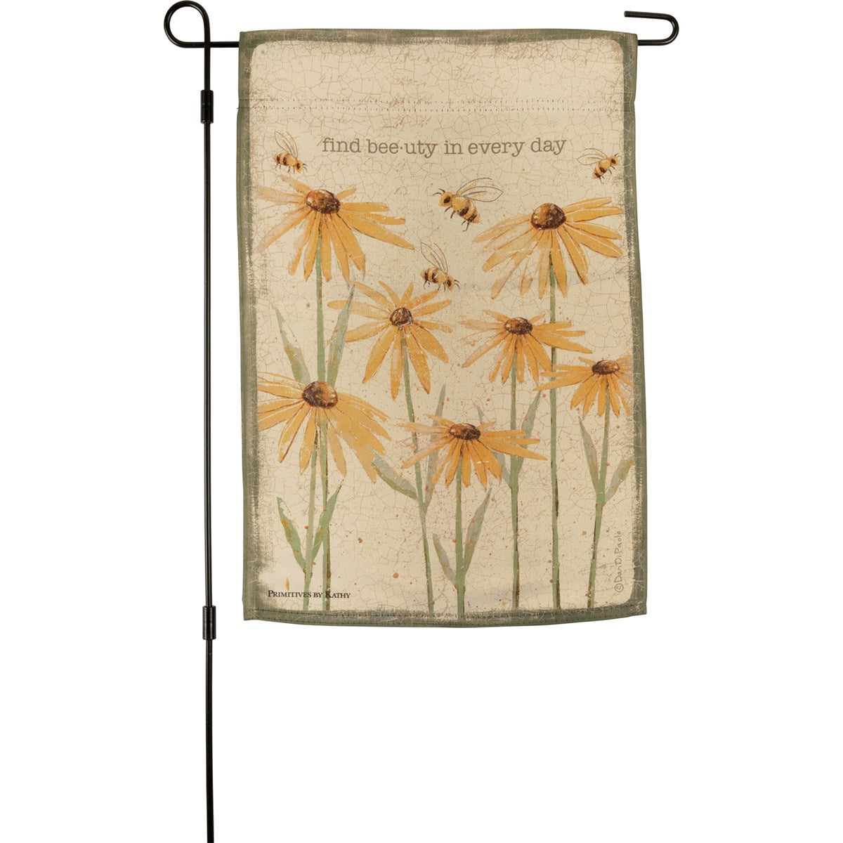 FIND BEE-UTY GARDEN FLAG