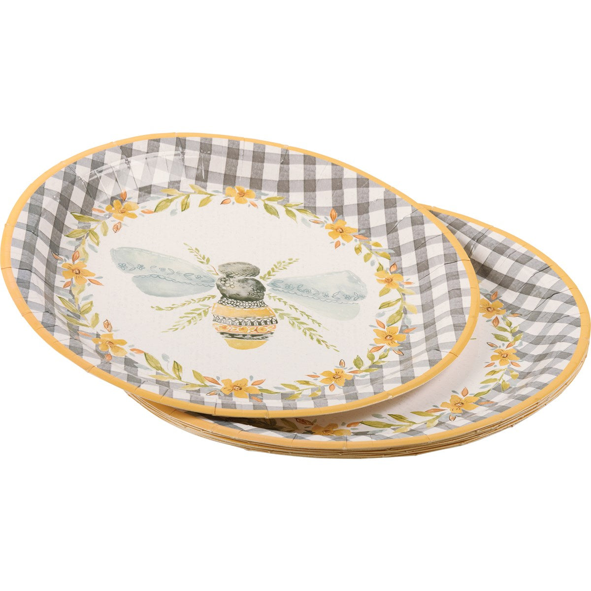 10.5" BEE PAPER PLATES