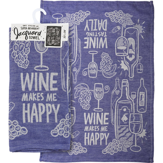 WINE MAKES KITCHEN TOWEL