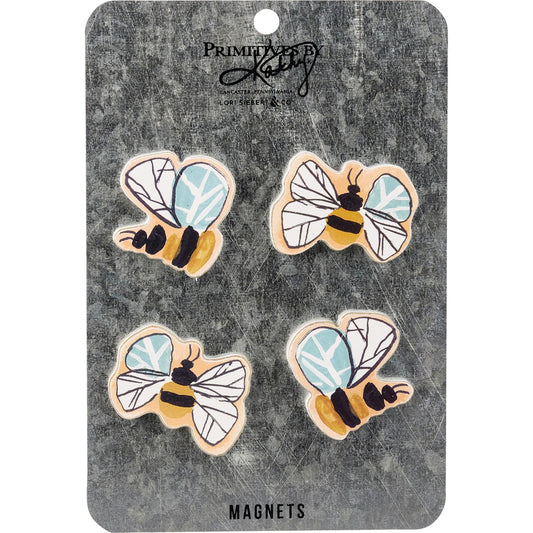 Bee Magnets Set of 4