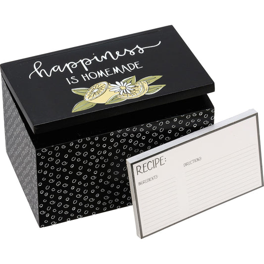 HOMEMADE RECIPIE BOX
