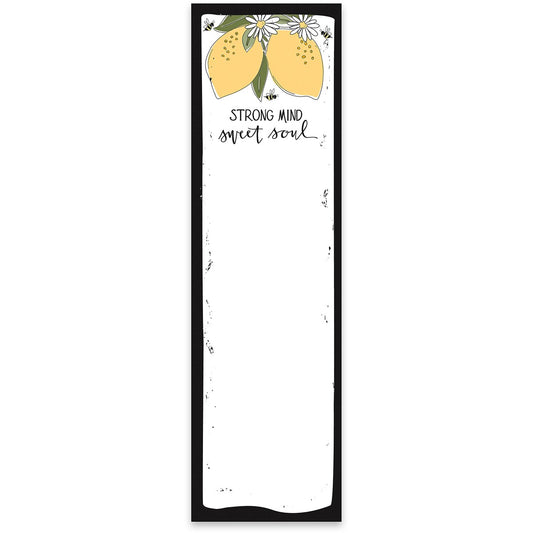 LEMONS STRONG MIND LIST PAD