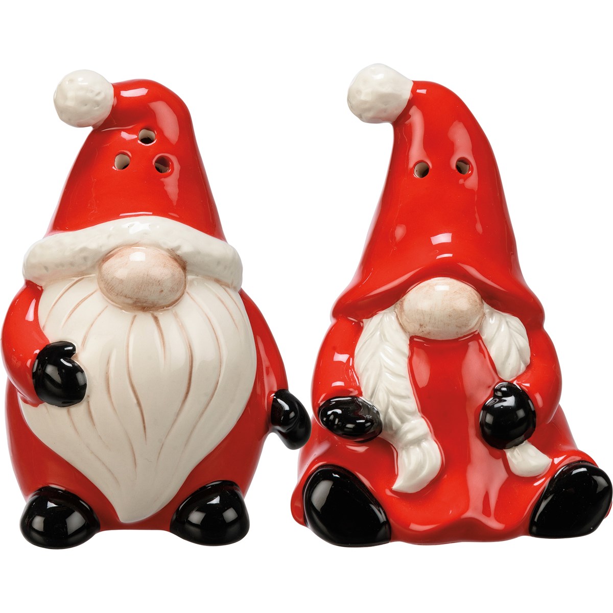 Santa Gnome Salt and Pepper Set