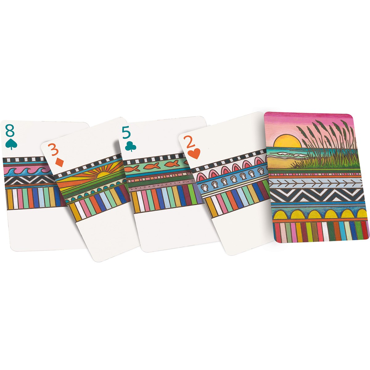 BEACH PLAYING CARDS