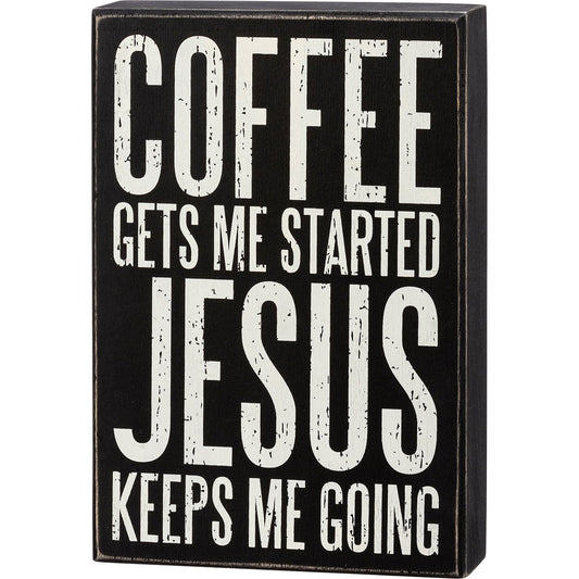 COFFEE BOX SIGN