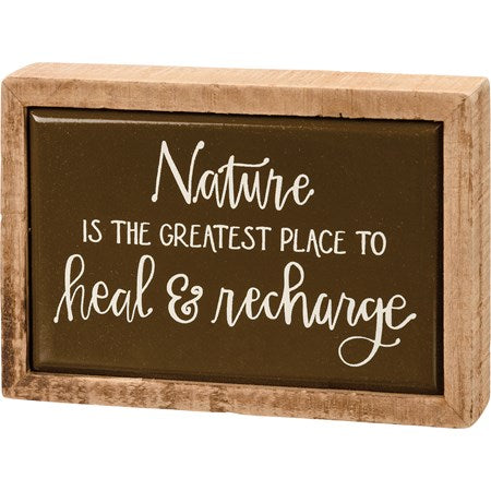 Mini Recharge Box Sign