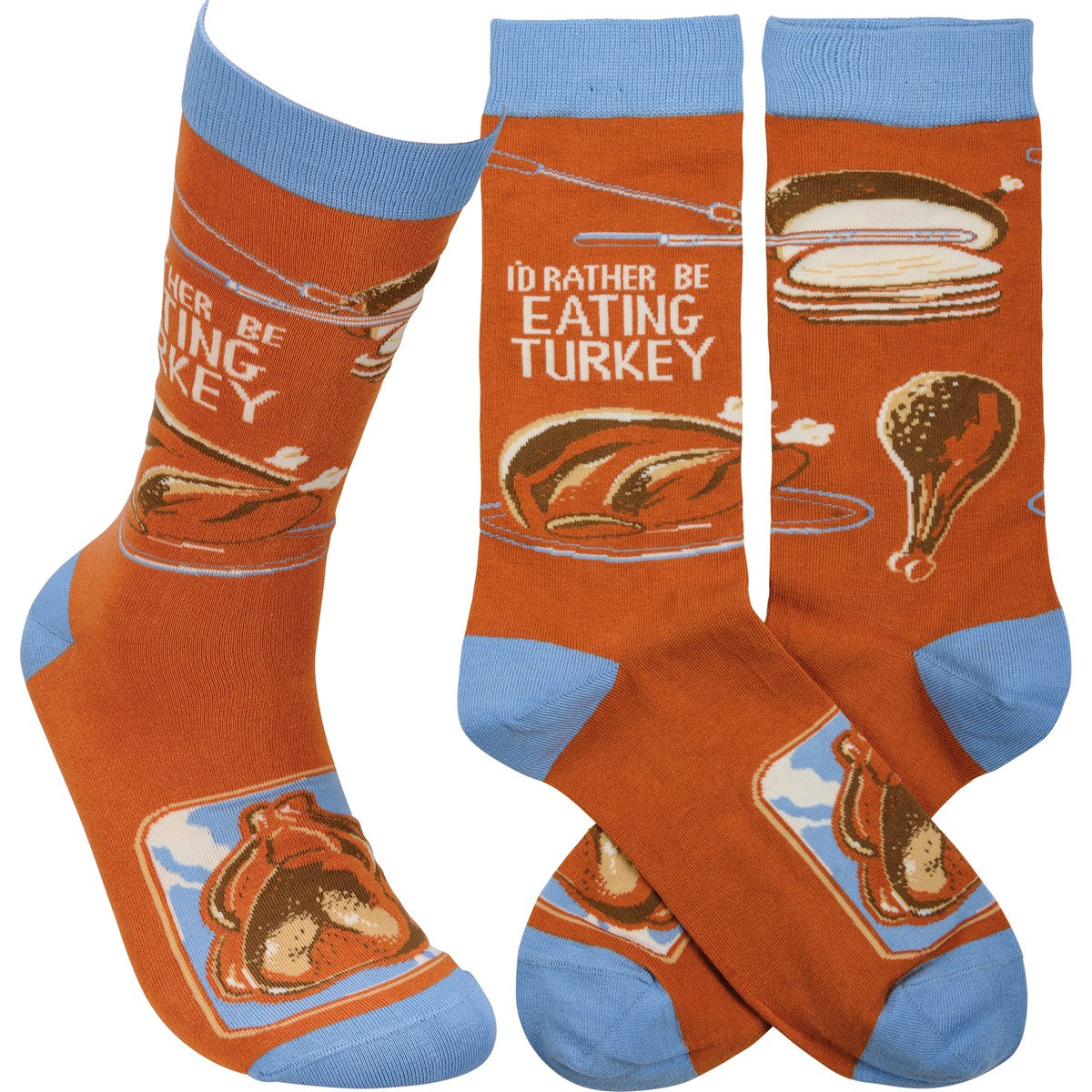 EATING TURKEY SOCKS