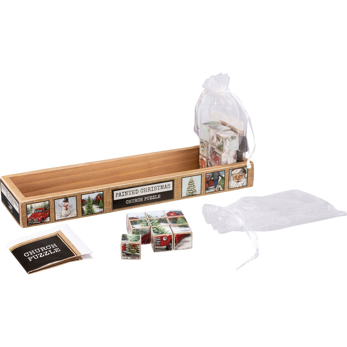 Christmas Farm Church Puzzle