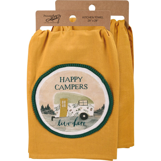 Happy Campers Kitchen Towel
