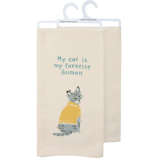 Favorite Human Dish Towel