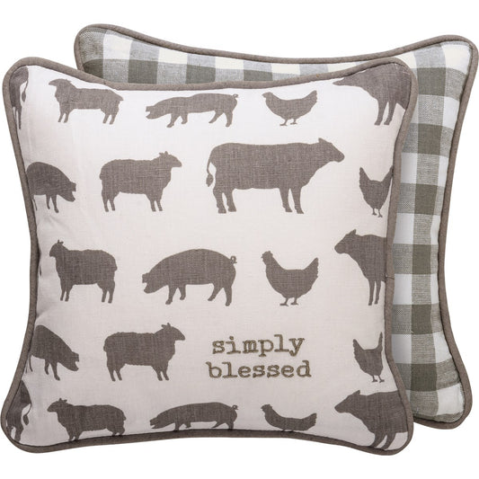 Simply Blessed Pillow