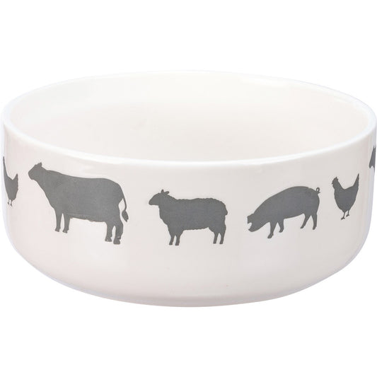 LARGE FARM ANIMALS BOWL
