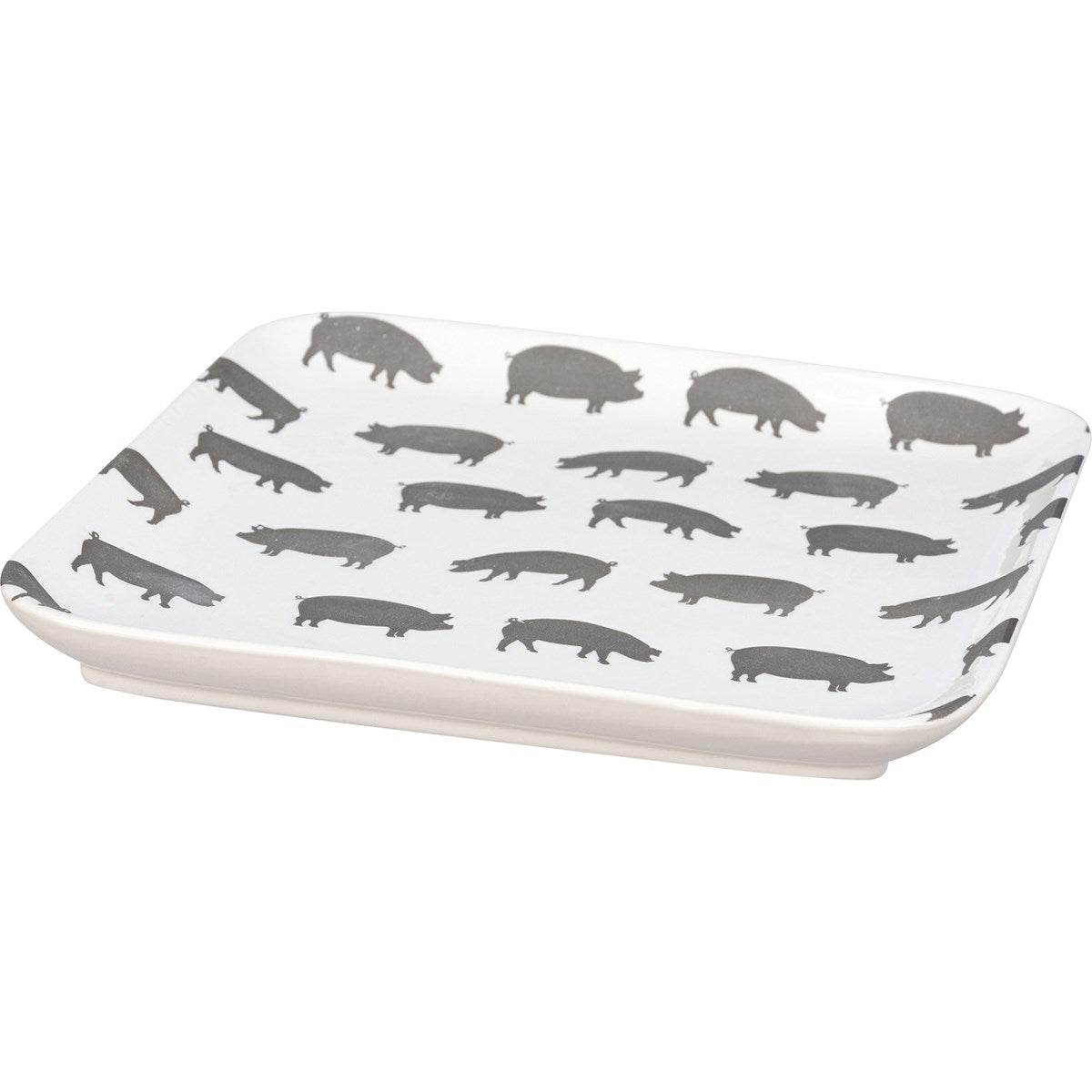 PIGS STONEWARE TRAY