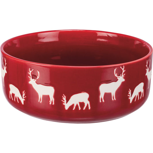 LARGE DEER BOWL