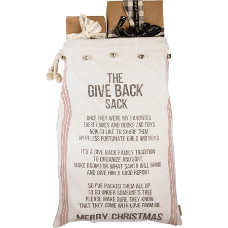 Santa Give Back Sack