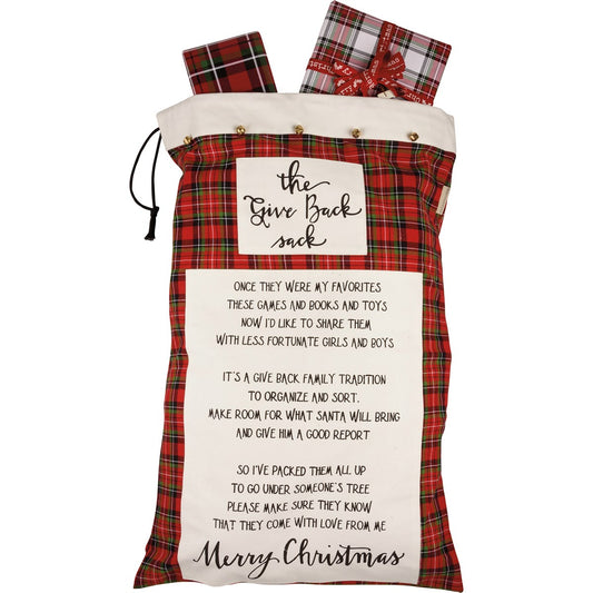 Santa Give Back Sack