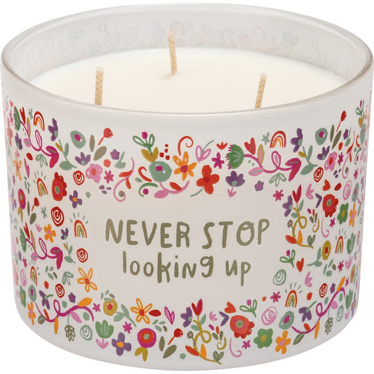 Looking Up Jar Candle