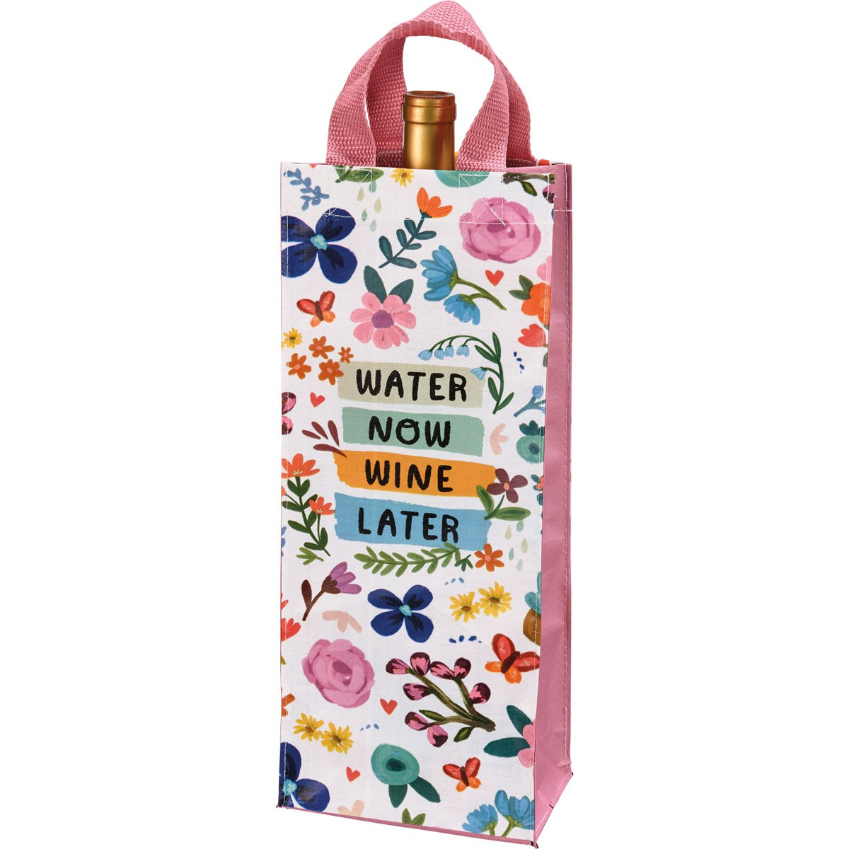 Water Now Wine Late Tote