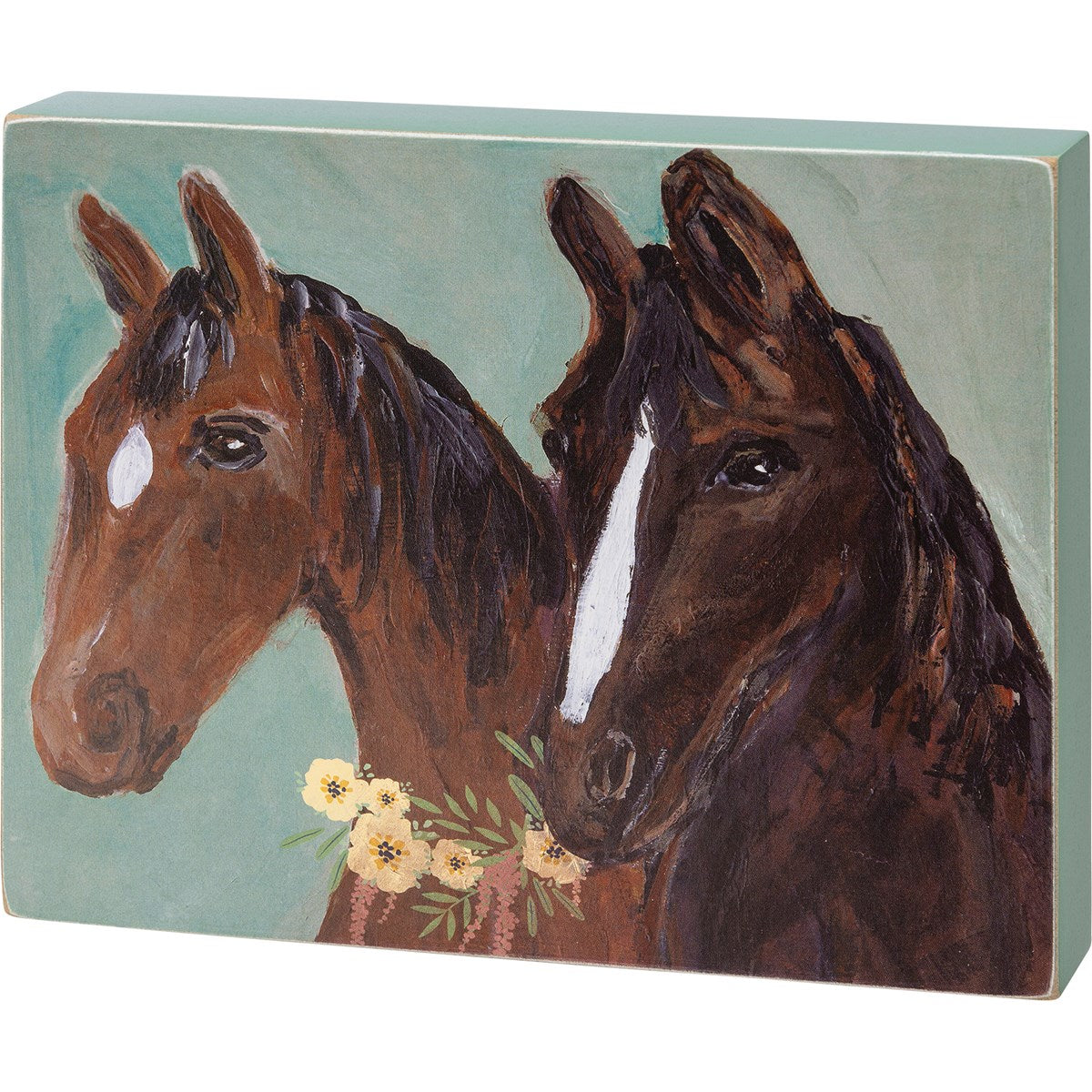 HORSES BLOCK SIGN