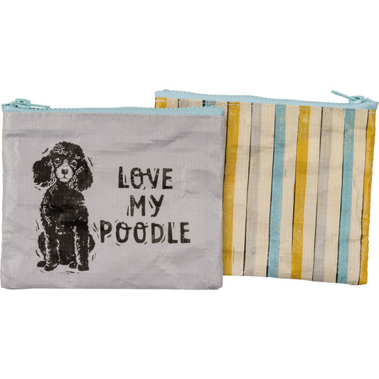 POODLE ZIPPER WALLET