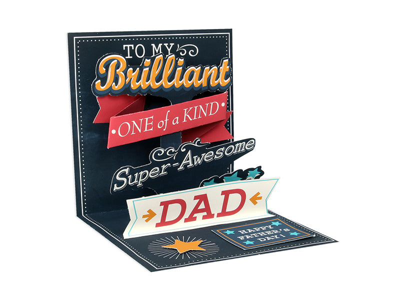 Brilliant Dad Pop Up Card