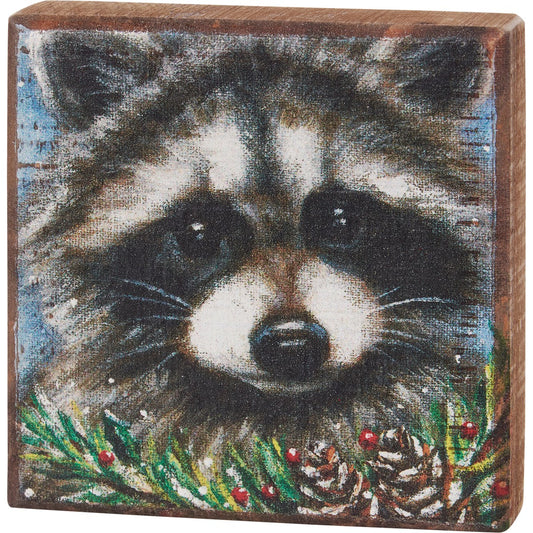 RACOON BLOCK SIGN