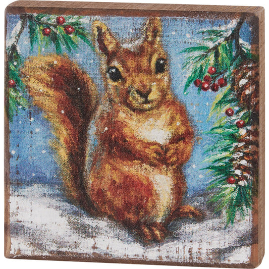 Squirrel Block Sign