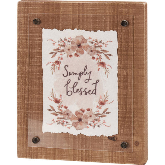 Simply Blessed Wall Decor