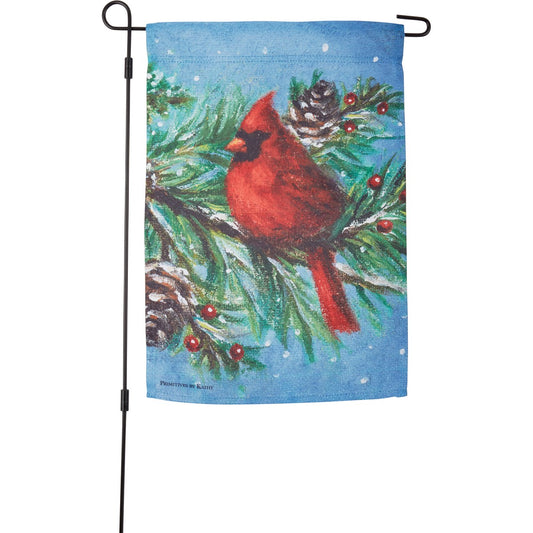 CARDINAL GARDEN FLAG