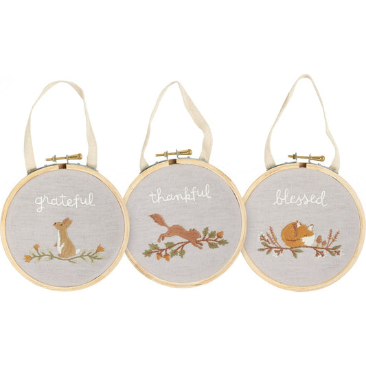 Autumn Hoop Decor