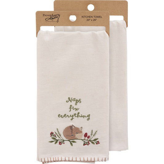 Naps Fix Everything Towel