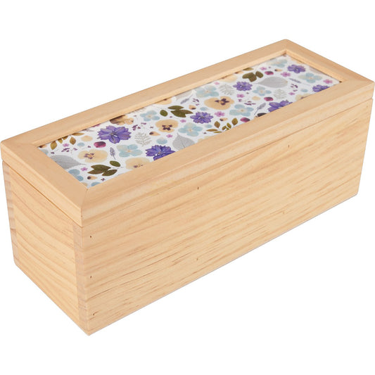 PRESSED FLOWERS Tea Box