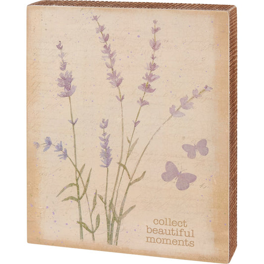 Collect Beautiful Moments Box Sign