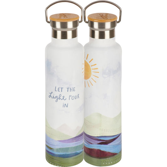 Let the Light Pour in Insulated Bottle