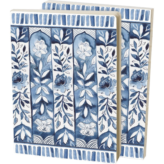 BLUE FLORAL JOURNAL