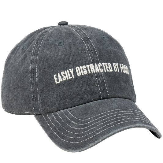 Easily Distracted By Food Baseball Cap