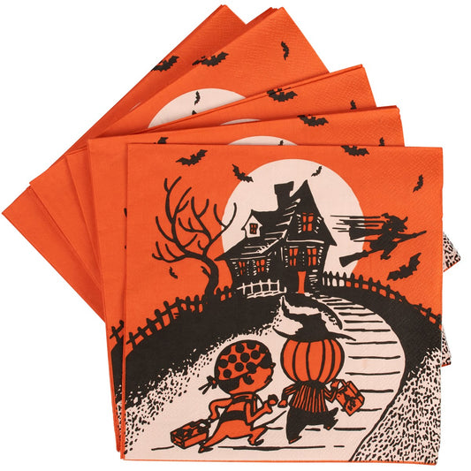 VINTAGE HALLOWEEN LUNCHEON NAPKINS