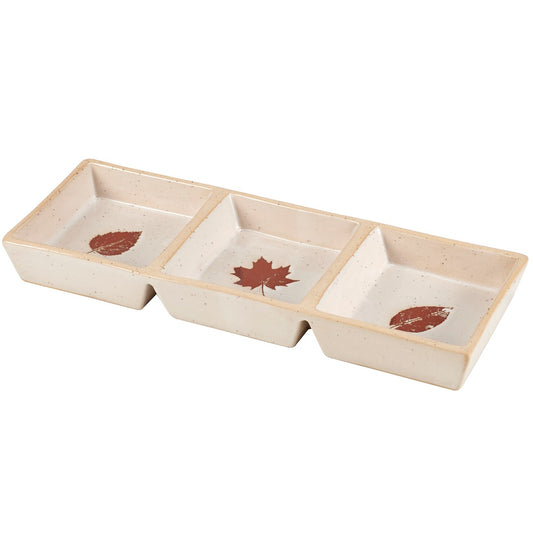 Leaves Tidbit Tray