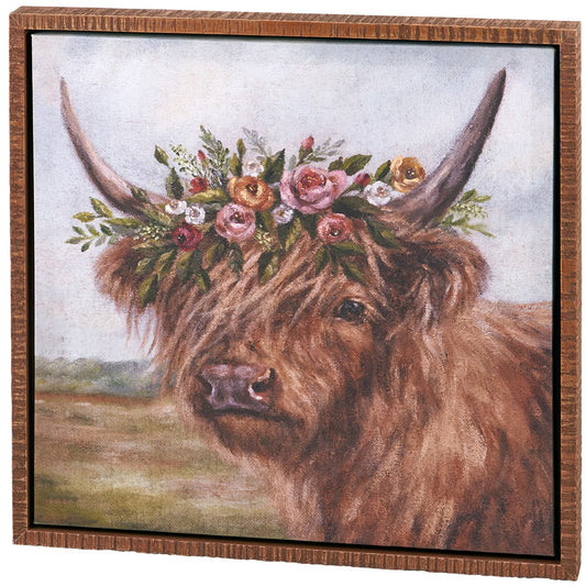 HIGHLAND COW CANVAS WALL ART