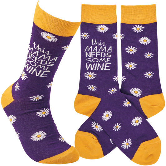 THIS MAMA NEEDS WINE SOCKS